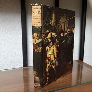 Vtg Hardcover “R.v.R. The Life Of Rembrandt”Van Rijn Van Loom 1939 Art History